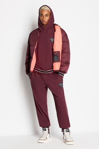 Sweat à capuche - Bordeaux