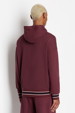 Sweat à capuche - Bordeaux