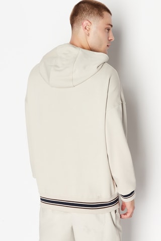 Sudadera con capucha - Crudo