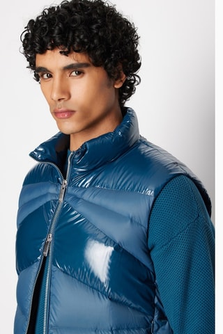 Doudoune sans manches - Bleu cobalt