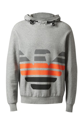 Sweat à capuche - Gris clair chiné