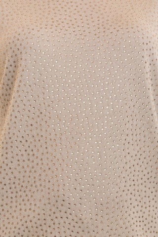 Top en laine vierge - Marron