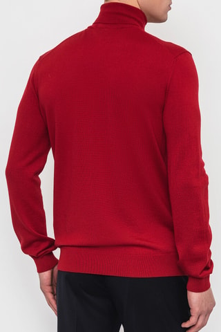 Pull en laine vierge - Rouge