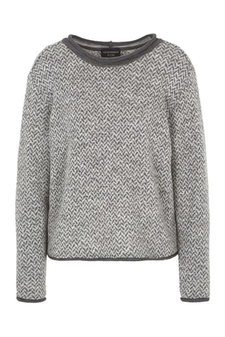 Pull en laine vierge - Gris clair