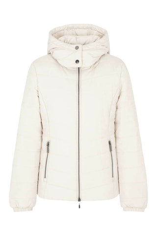 Anorak con capucha - Crudo