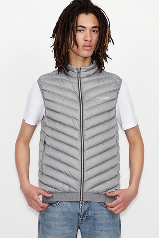 Doudoune sans manches - Gris clair