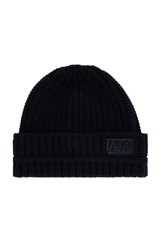 Bonnet en laine - Bleu marine