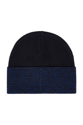 Bonnet en laine - Bleu marine