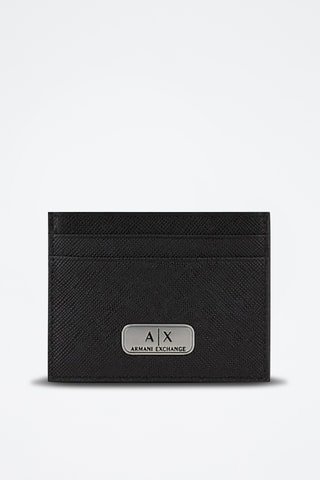 Porte-cartes en cuir - Noir