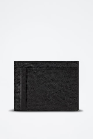 Porte-cartes en cuir - Noir