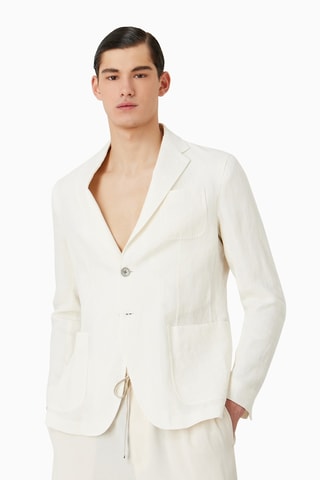 Veste en lin - Ecru
