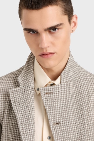 Veste en laine vierge - Gris clair