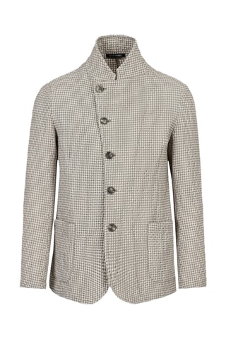 Veste en laine vierge - Gris clair