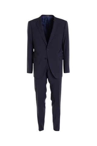 Veste en laine vierge - Bleu marine