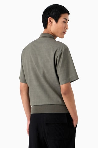 Polo en laine - Kaki