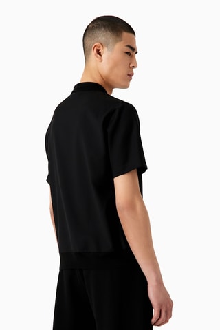 Polo en laine - Noir