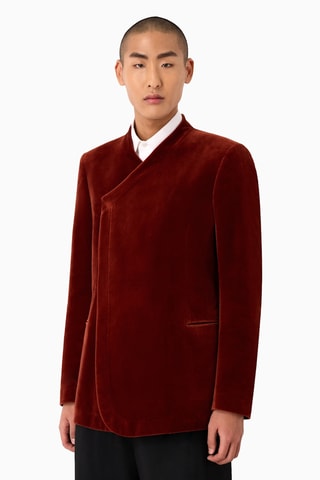 Veste en velours - Marron