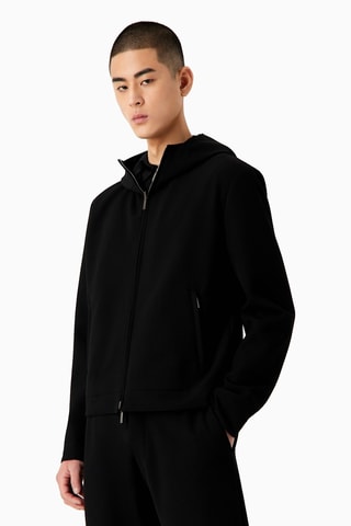 Veste réversible à capuche - Noir