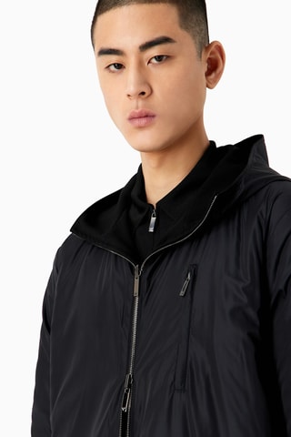 Veste réversible à capuche - Noir