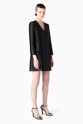 Robe portefeuille - Noir