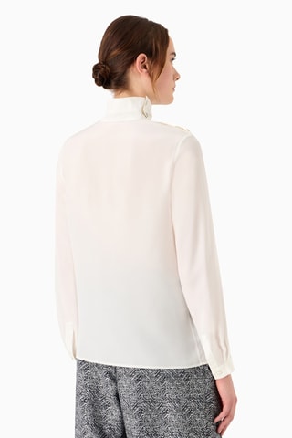 Blouse en soie - Blanc