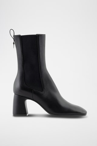 Bottines Chelsea en cuir de mouton - Noir