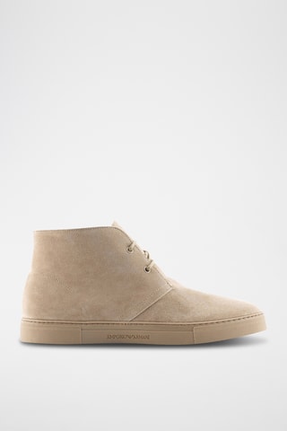 Boots en nubuck - Beige