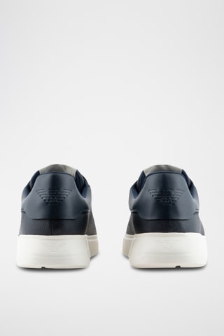 Baskets en cuir - Bleu marine
