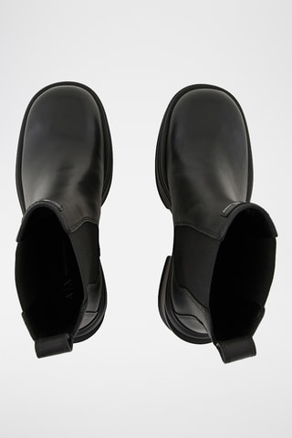 Bottines Chelsea en cuir - Noir