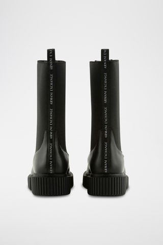 Bottines Chelsea en cuir - Noir