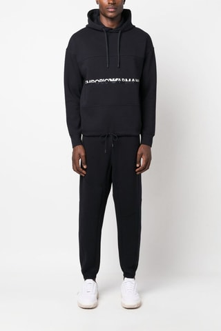 Sweat à capuche - Bleu marine 