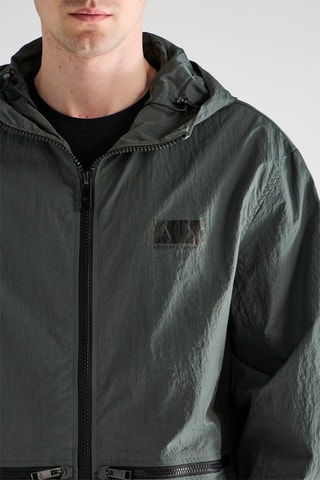 Blouson à capuche - Kaki - Armani Exchange