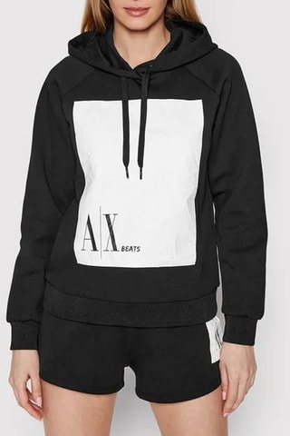 Sweat à capuche - Blanc - Armani Exchange