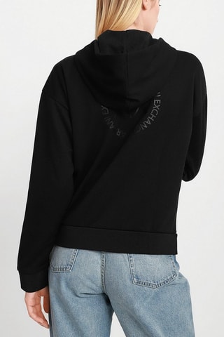 Sweat à capuche - Noir - Armani Exchange
