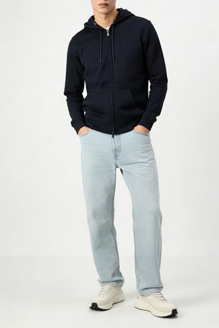 Sweat à capuche - Bleu marine - Emporio Armani