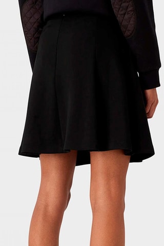 Jupe patineuse taille haute - Noir - Emporio Armani