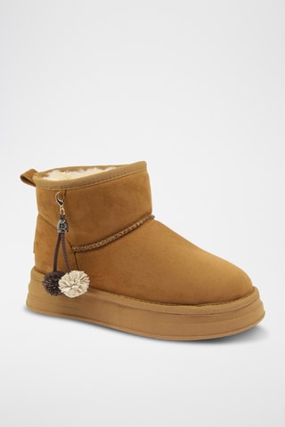 Bottines fourrées - Camel
