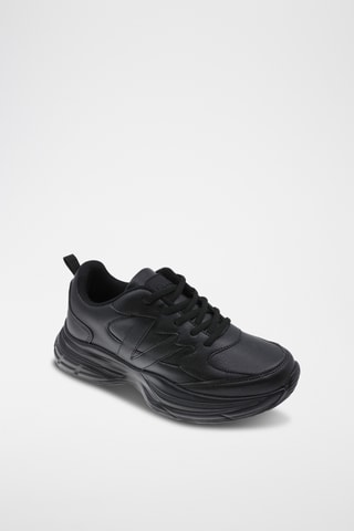 Baskets en cuir - Noir