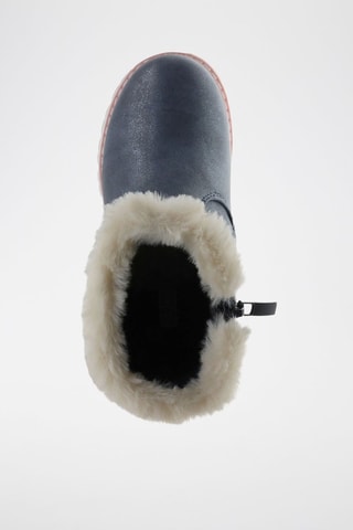 Bottines fourrées - Blanc, bleu et rose