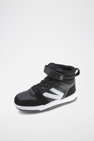 Baskets montantes - Blanc et noir