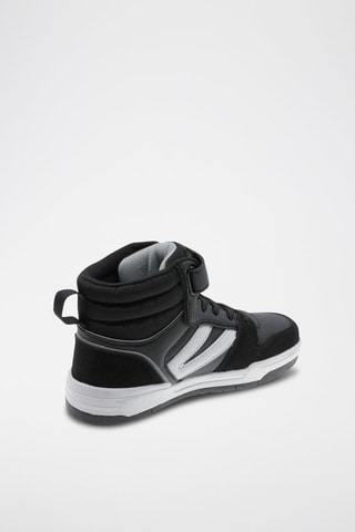Baskets montantes - Blanc et noir