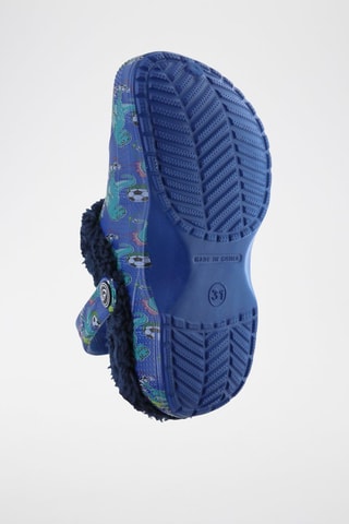 Mules fourrées - Bleu