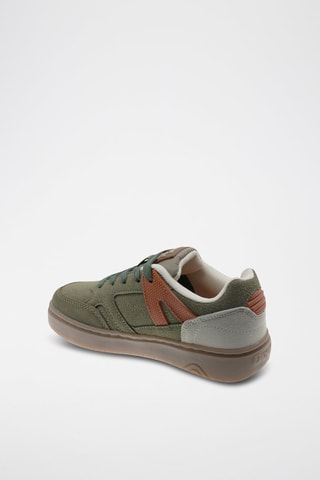 Baskets - Vert, orange et gris
