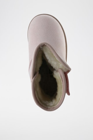 Bottines fourrées plateformes - Rose