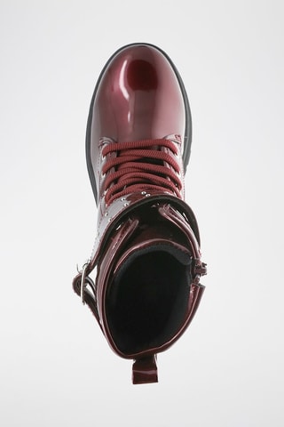 Bottines vernies - Rouge