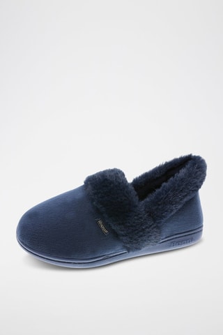 Chaussons fourrés - Bleu