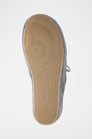 Pantoufles en velours - Gris