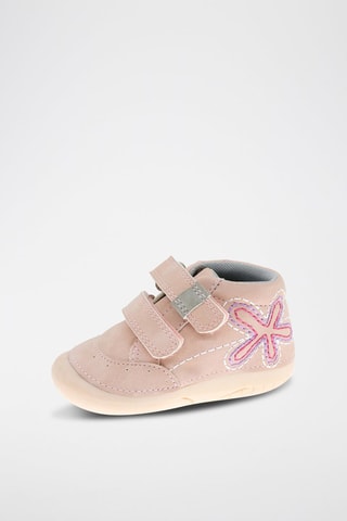 Bottines - Blanc, violet et rose