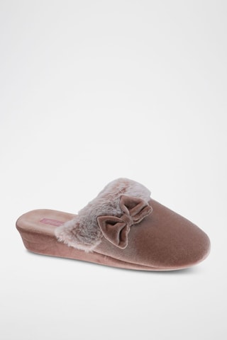 Pantoufles compensées - Rose