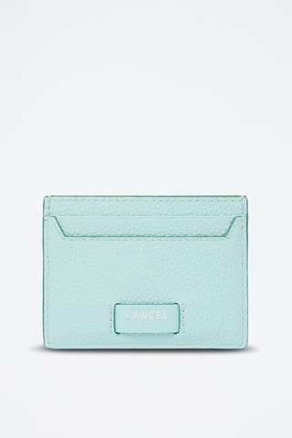 Porte-cartes en cuir Ninon - Menthe